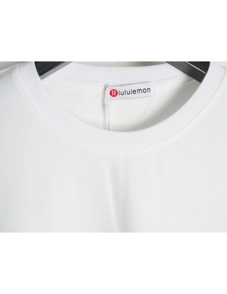 Lulu lemon lettering logo print short sleeves,Lululemon T Shirt,Tshirt,Hiqh quality low price,free shipping