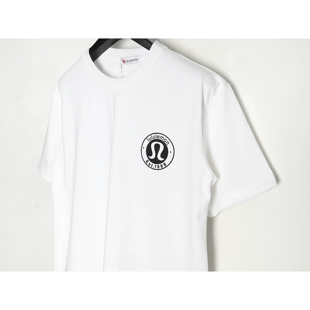 Lulu lemon lettering logo print short sleeves,Lululemon T Shirt,Tshirt,Hiqh quality low price,free shipping