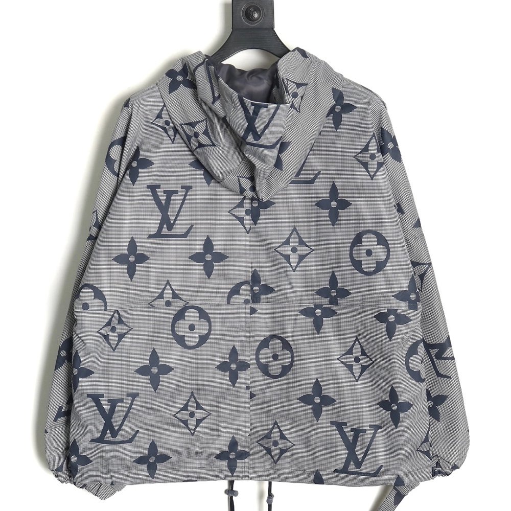 Louis Vuitton monogram full print trench coat zipper jacket,Louis Vuitton Jacket,Jacket,Hiqh quality low price,free shipping