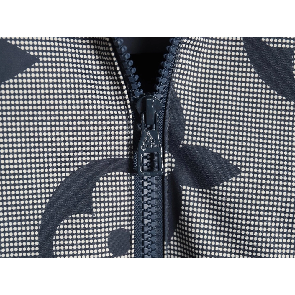 Louis Vuitton monogram full print trench coat zipper jacket,Louis Vuitton Jacket,Jacket,Hiqh quality low price,free shipping