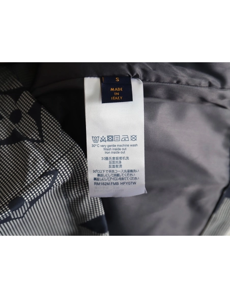 Louis Vuitton monogram full print trench coat zipper jacket,Louis Vuitton Jacket,Jacket,Hiqh quality low price,free shipping