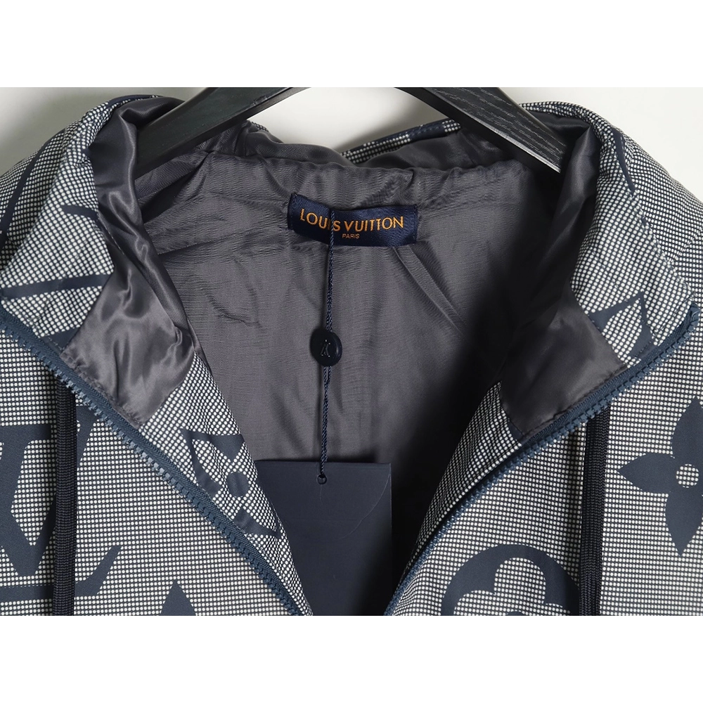 Louis Vuitton monogram full print trench coat zipper jacket,Louis Vuitton Jacket,Jacket,Hiqh quality low price,free shipping