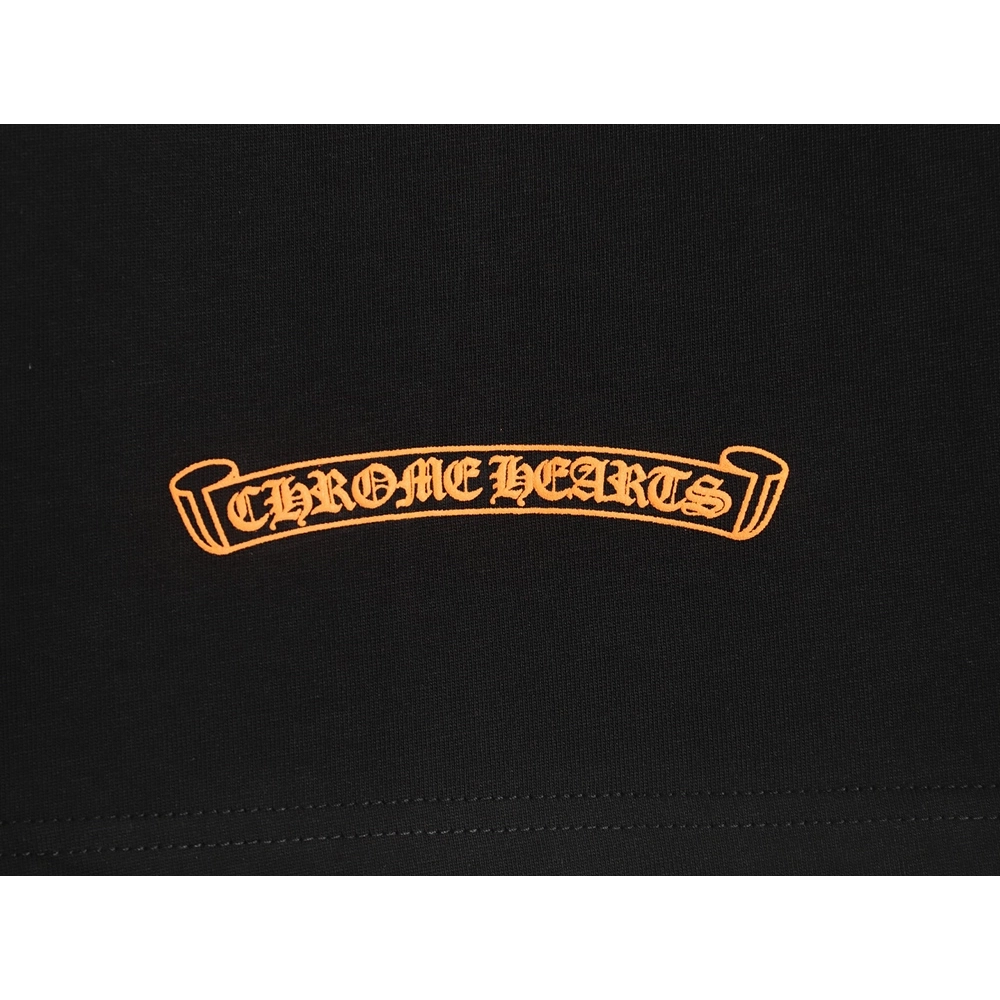 Chrome hearts horseshoe print shortsleeved Tshirt,Chrome Hearts T Shirt,Tshirt,Hiqh quality low price,free shipping