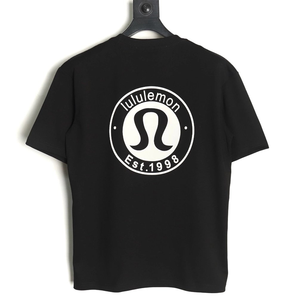 Lulu lemon lettering logo print short sleeves,Lululemon T Shirt,Tshirt,Hiqh quality low price,free shipping