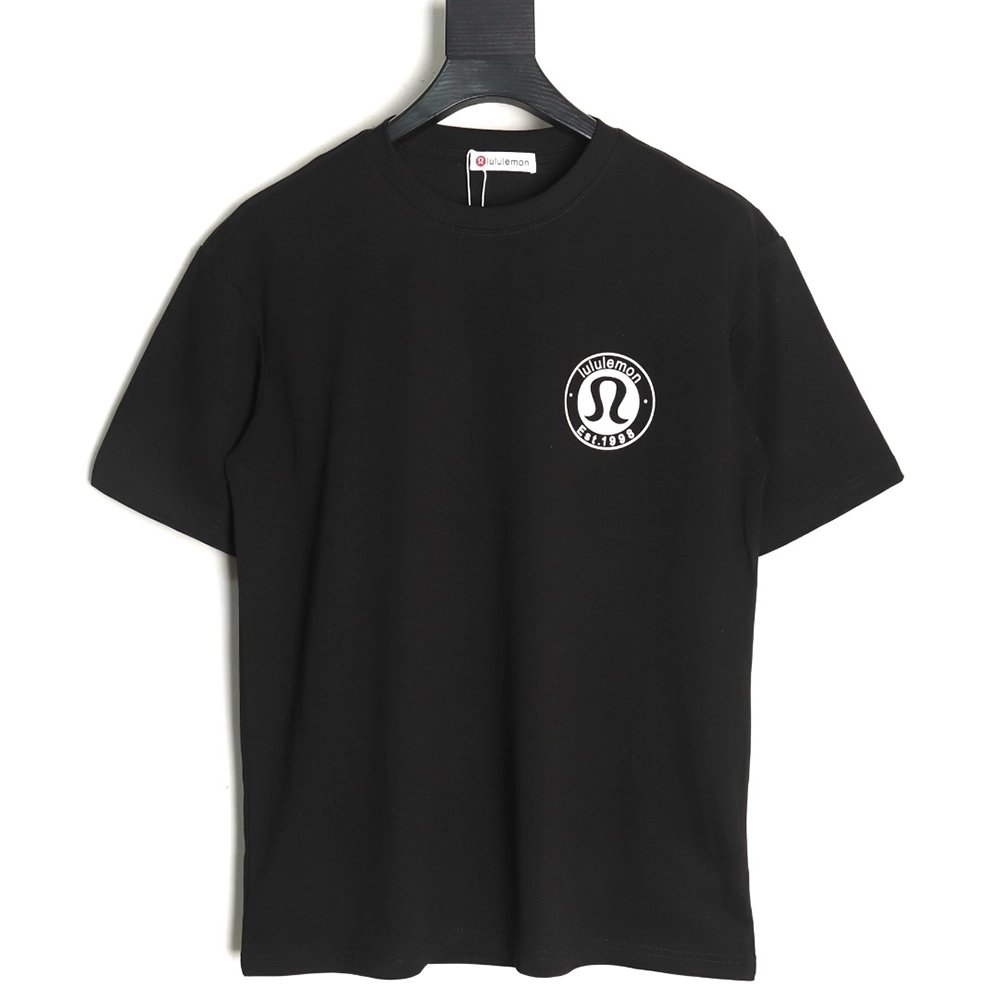 Lulu lemon lettering logo print short sleeves,Lululemon T Shirt,Tshirt,Hiqh quality low price,free shipping