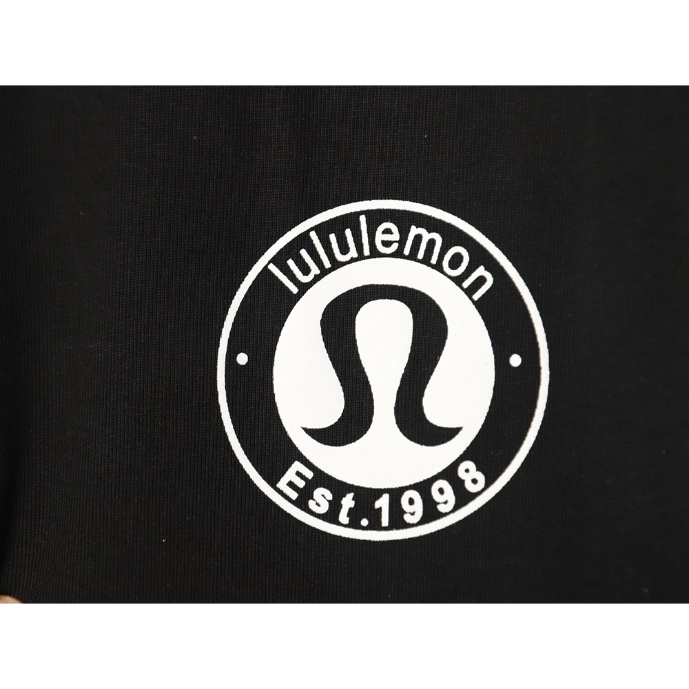 Lulu lemon lettering logo print short sleeves,Lululemon T Shirt,Tshirt,Hiqh quality low price,free shipping