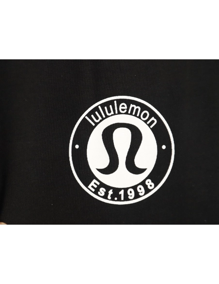 Lulu lemon lettering logo print short sleeves,Lululemon T Shirt,Tshirt,Hiqh quality low price,free shipping