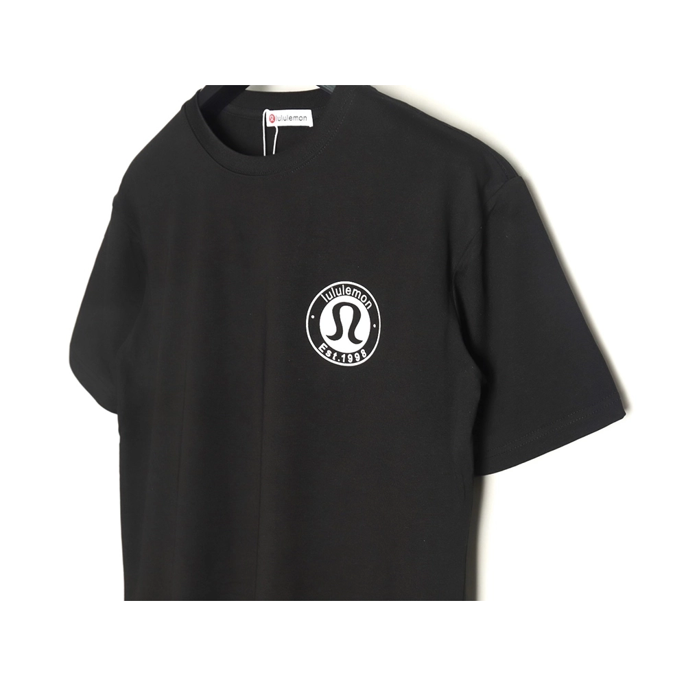 Lulu lemon lettering logo print short sleeves,Lululemon T Shirt,Tshirt,Hiqh quality low price,free shipping