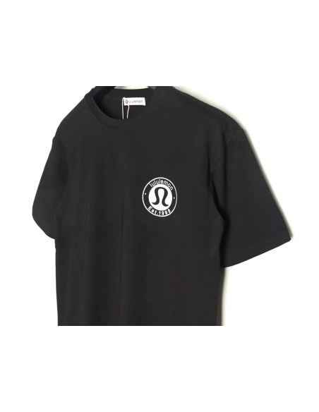 Lulu lemon lettering logo print short sleeves,Lululemon T Shirt,Tshirt,Hiqh quality low price,free shipping