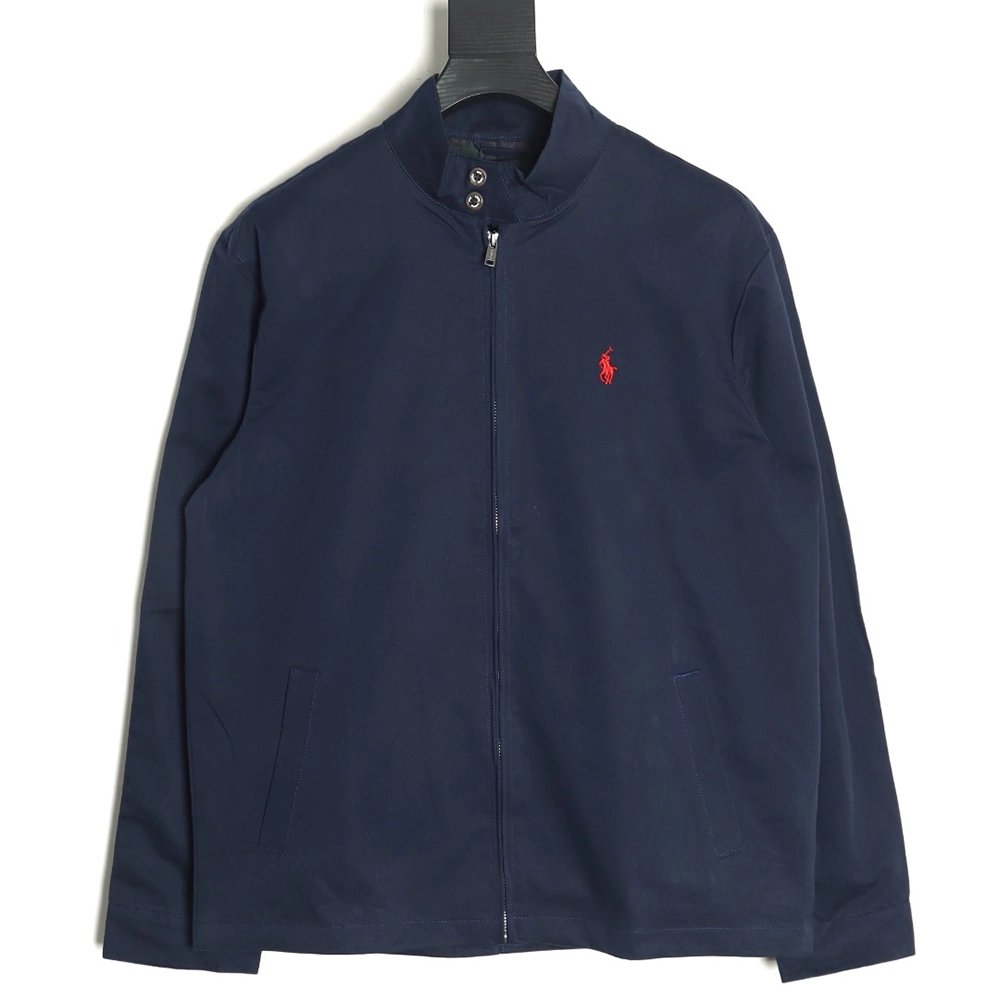 Ralph Lauren Classic Vintage Stand Collar Executive Zip Jacket,Ralph Lauren Jacket,Jacket,Hiqh quality low price,free shipping