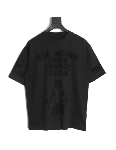 Givenchy printed flocked shortsleeved Tshirt,Givenchy T Shirt,Tshirt,Hiqh quality low price,free shipping