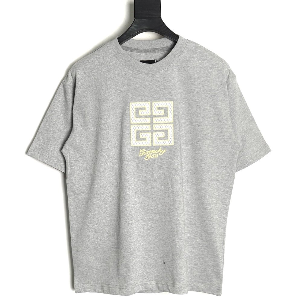 Givenchy eyelet embroidered crew neck shortsleeved Tshirt,Givenchy T Shirt,Tshirt,Hiqh quality low price,free shipping