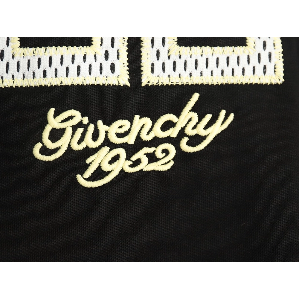 Givenchy eyelet embroidered crew neck shortsleeved Tshirt,Givenchy T Shirt,Tshirt,Hiqh quality low price,free shipping