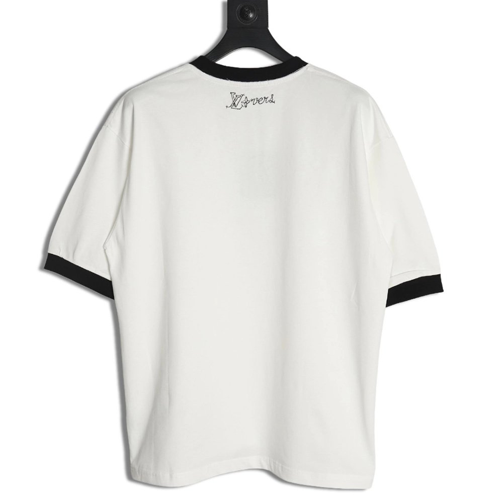 Louis Vuitton letter logo road sign print round neck short sleeves,Louis Vuitton T Shirt,Tshirt,Hiqh quality low price,free ship