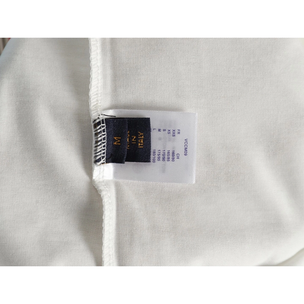 Louis Vuitton colorful lettering logo print short sleeves,Louis Vuitton T Shirt,Tshirt,Hiqh quality low price,free shipping