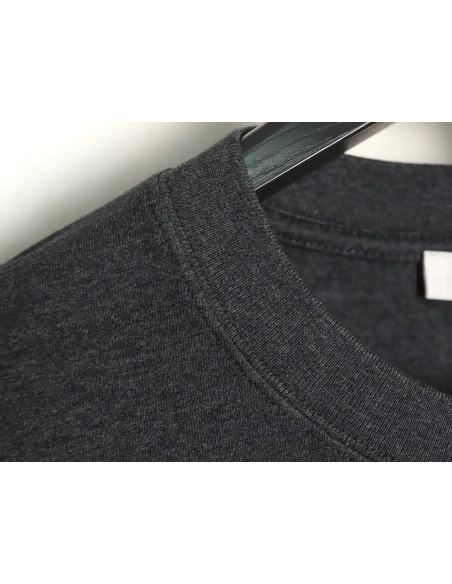 Dior Embroidered Lettering Grey Short Sleeve TShirt,Dior T Shirt,Tshirt,Hiqh quality low price,free shipping