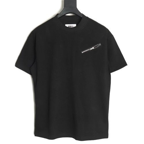 Maison Margiela zipup shortsleeved Tshirt,Maison Margiela T Shirt,Tshirt,Hiqh quality low price,free shipping