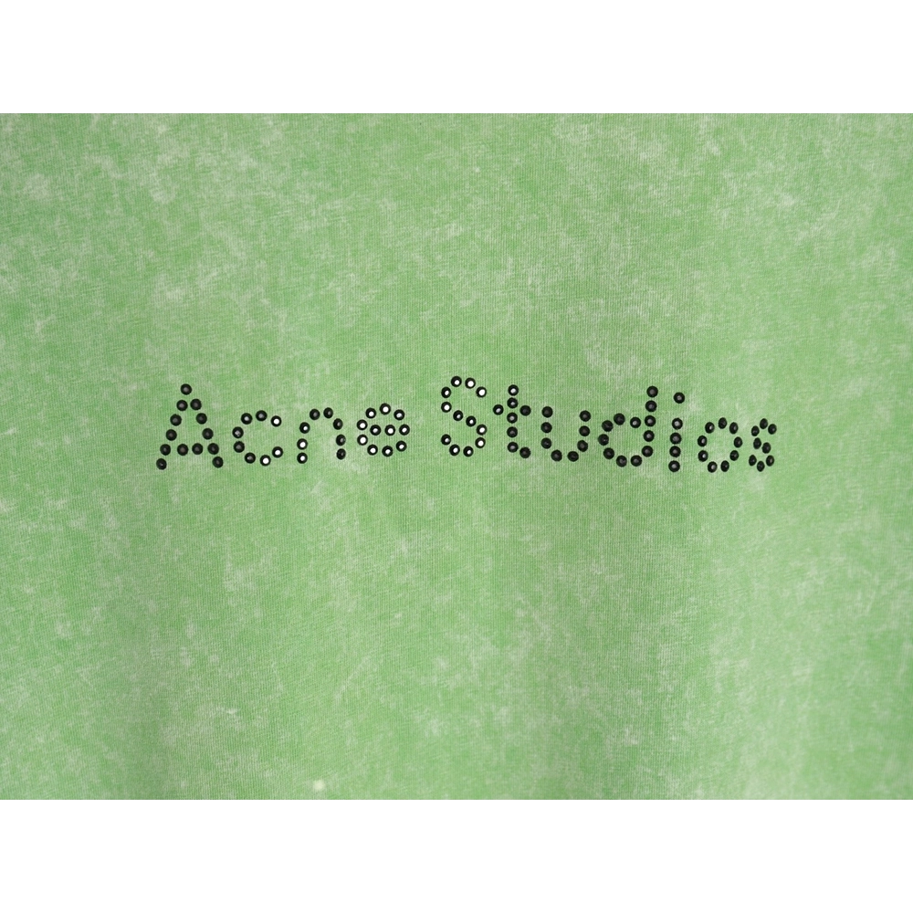 Acne Studios Beaded Lettering Short Sleeve TShirt,Acne Studios T Shirt,Tshirt,Hiqh quality low price,free shipping
