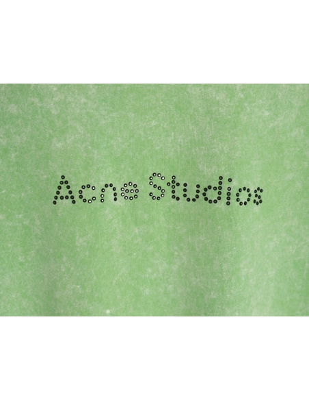 Acne Studios Beaded Lettering Short Sleeve TShirt,Acne Studios T Shirt,Tshirt,Hiqh quality low price,free shipping