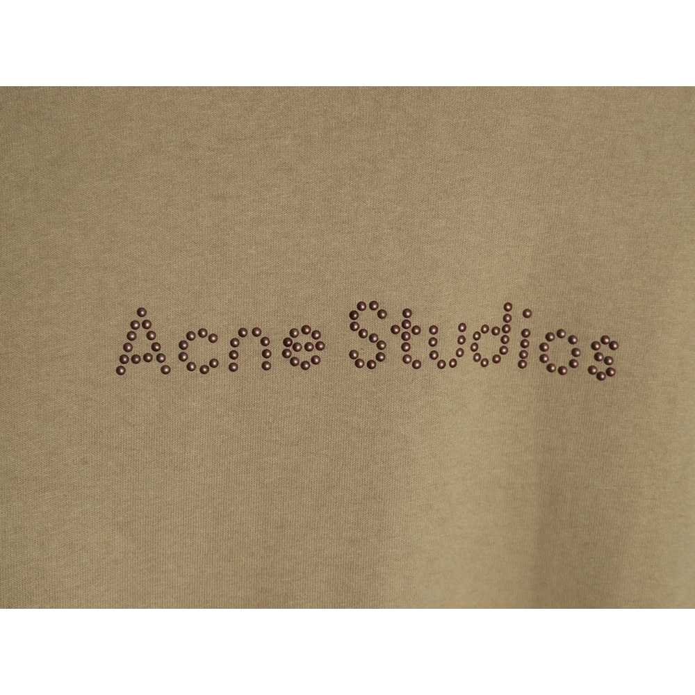 Acne Studios Beaded Lettering Short Sleeve TShirt,Acne Studios T Shirt,Tshirt,Hiqh quality low price,free shipping