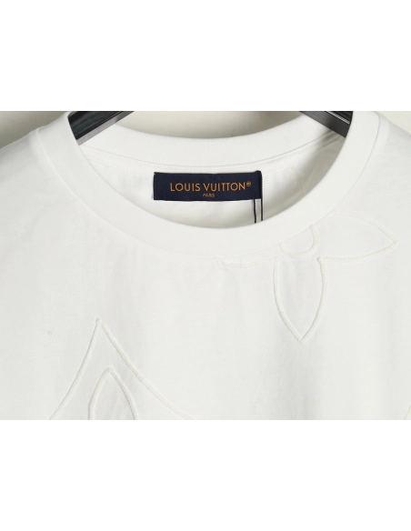 Louis Vuitton embroidered shortsleeved Tshirt,Louis Vuitton T Shirt,Tshirt,Hiqh quality low price,free shipping