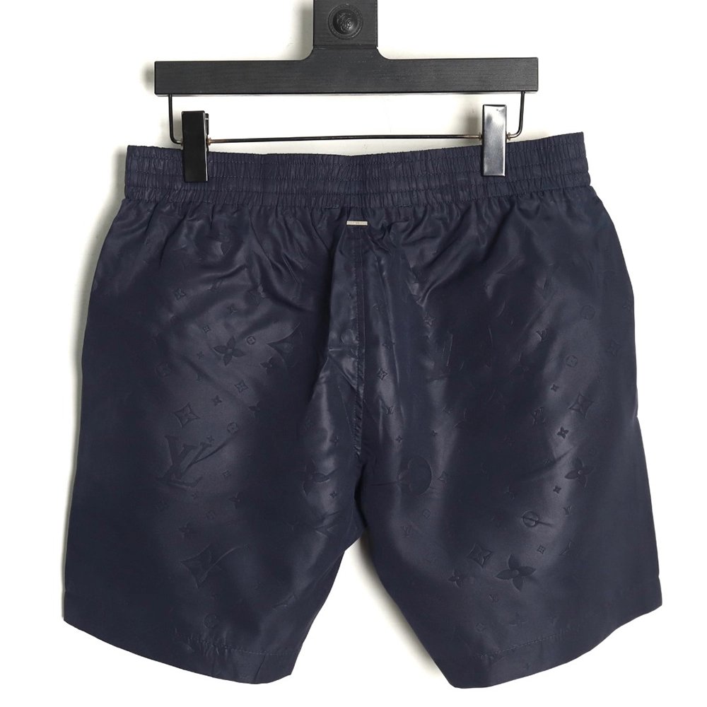 Louis Vuitton dark pattern all over print nylon beach shorts,Louis Vuitton Shorts,Shorts,Hiqh quality low price,free shipping