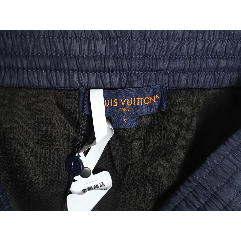 Louis Vuitton dark pattern all over print nylon beach shorts,Louis Vuitton Shorts,Shorts,Hiqh quality low price,free shipping