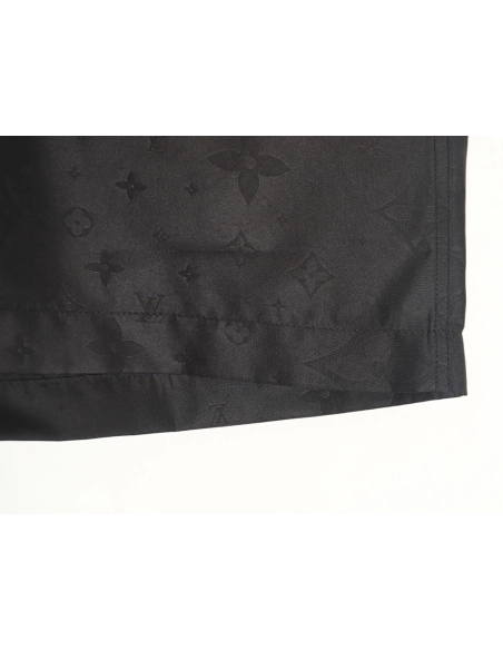 Louis Vuitton dark pattern all over print nylon beach shorts,Louis Vuitton Shorts,Shorts,Hiqh quality low price,free shipping