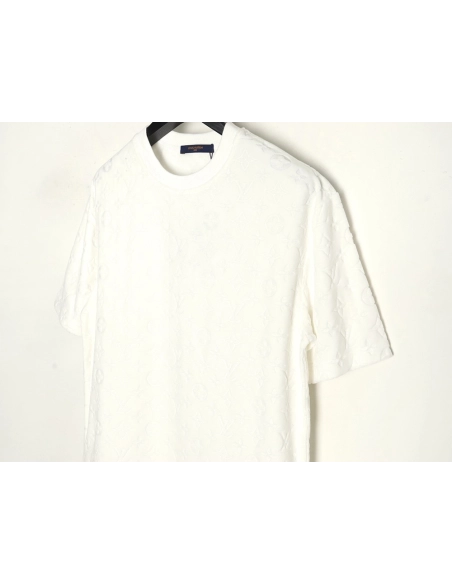 Louis Vuitton towel flocked presbyopia jacquard short sleeves,Louis Vuitton T Shirt,Tshirt,Hiqh quality low price,free shipping
