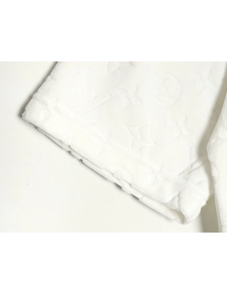 Louis Vuitton towel flocked presbyopia jacquard short sleeves,Louis Vuitton T Shirt,Tshirt,Hiqh quality low price,free shipping