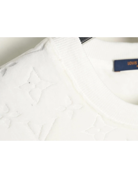 Louis Vuitton towel flocked presbyopia jacquard short sleeves,Louis Vuitton T Shirt,Tshirt,Hiqh quality low price,free shipping