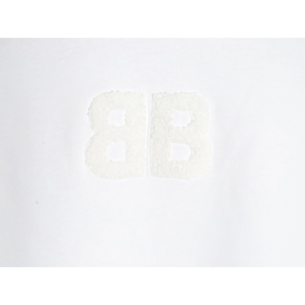 Balenciaga Double B towel embroidered short sleeves,Balenciaga T Shirt,Tshirt,Hiqh quality low price,free shipping