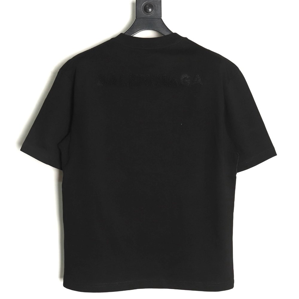 Balenciaga Double B towel embroidered short sleeves,Balenciaga T Shirt,Tshirt,Hiqh quality low price,free shipping