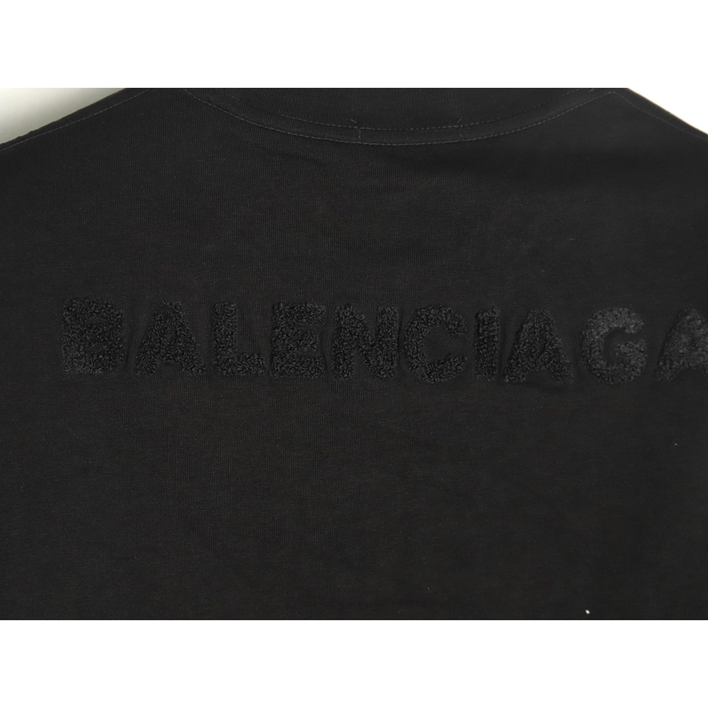 Balenciaga Double B towel embroidered short sleeves,Balenciaga T Shirt,Tshirt,Hiqh quality low price,free shipping