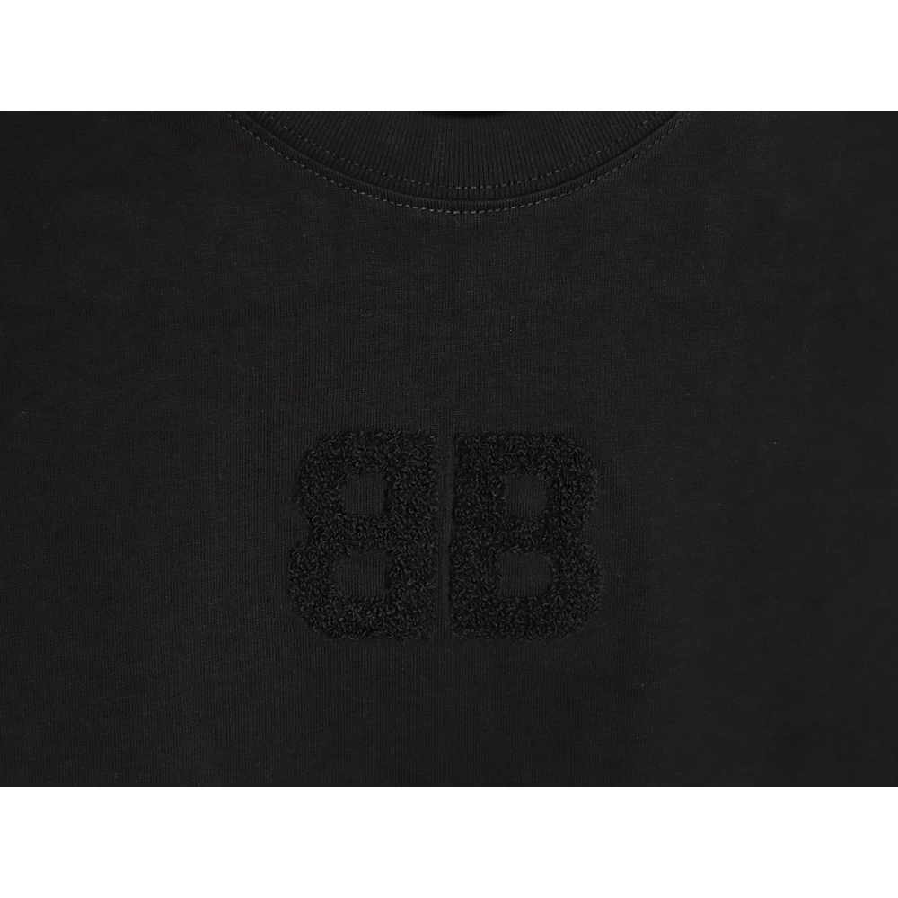 Balenciaga Double B towel embroidered short sleeves,Balenciaga T Shirt,Tshirt,Hiqh quality low price,free shipping