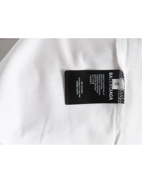 Balenciaga Back mottled multiline lettering short sleeves,Balenciaga T Shirt,Tshirt,Hiqh quality low price,free shipping