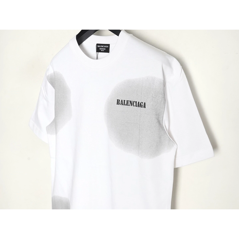 Balenciaga Back mottled multiline lettering short sleeves,Balenciaga T Shirt,Tshirt,Hiqh quality low price,free shipping