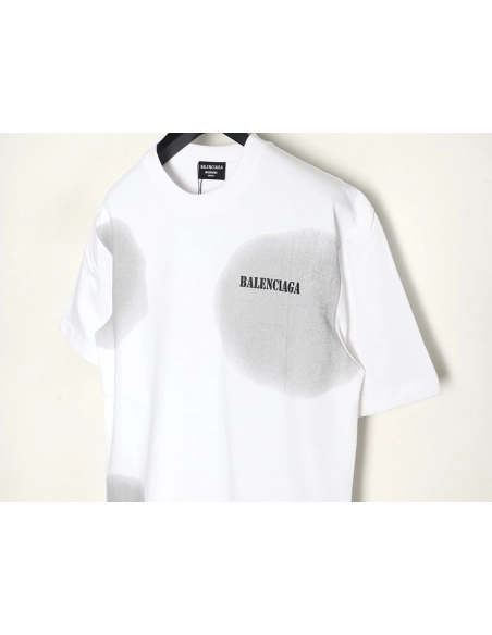 Balenciaga Back mottled multiline lettering short sleeves,Balenciaga T Shirt,Tshirt,Hiqh quality low price,free shipping