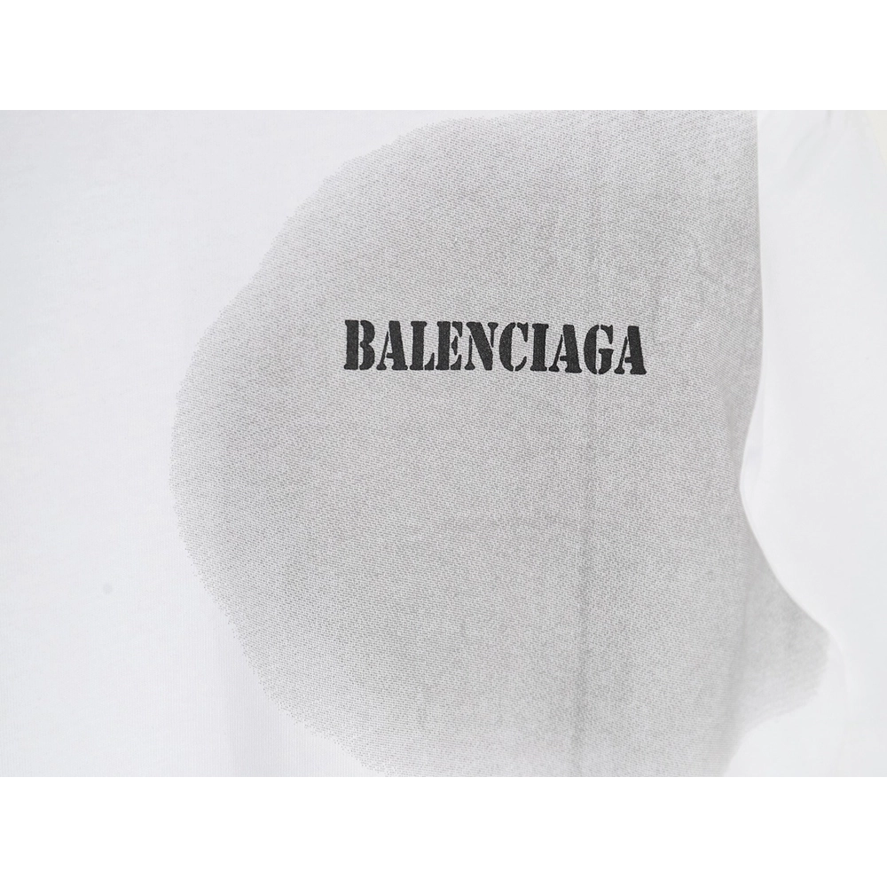Balenciaga Back mottled multiline lettering short sleeves,Balenciaga T Shirt,Tshirt,Hiqh quality low price,free shipping