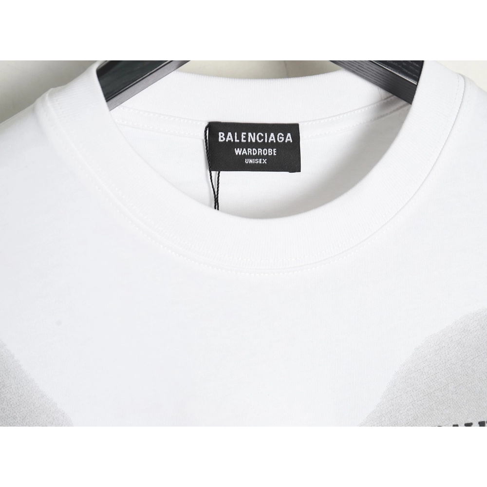 Balenciaga Back mottled multiline lettering short sleeves,Balenciaga T Shirt,Tshirt,Hiqh quality low price,free shipping