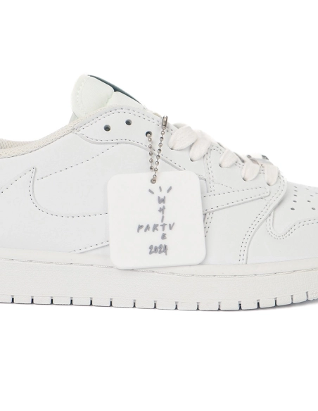 Custom Travis Scott x Air Jordan 1 LowWhite Party DM7866-292,AIR JORDAN 1 LOW,Air Jordan