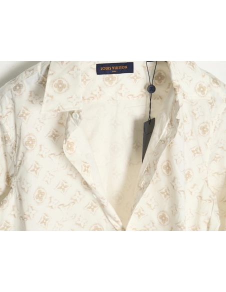 Louis Vuitton Gold Print Shirt,Louis Vuitton Shirt,Shirt,Hiqh quality low price,free shipping