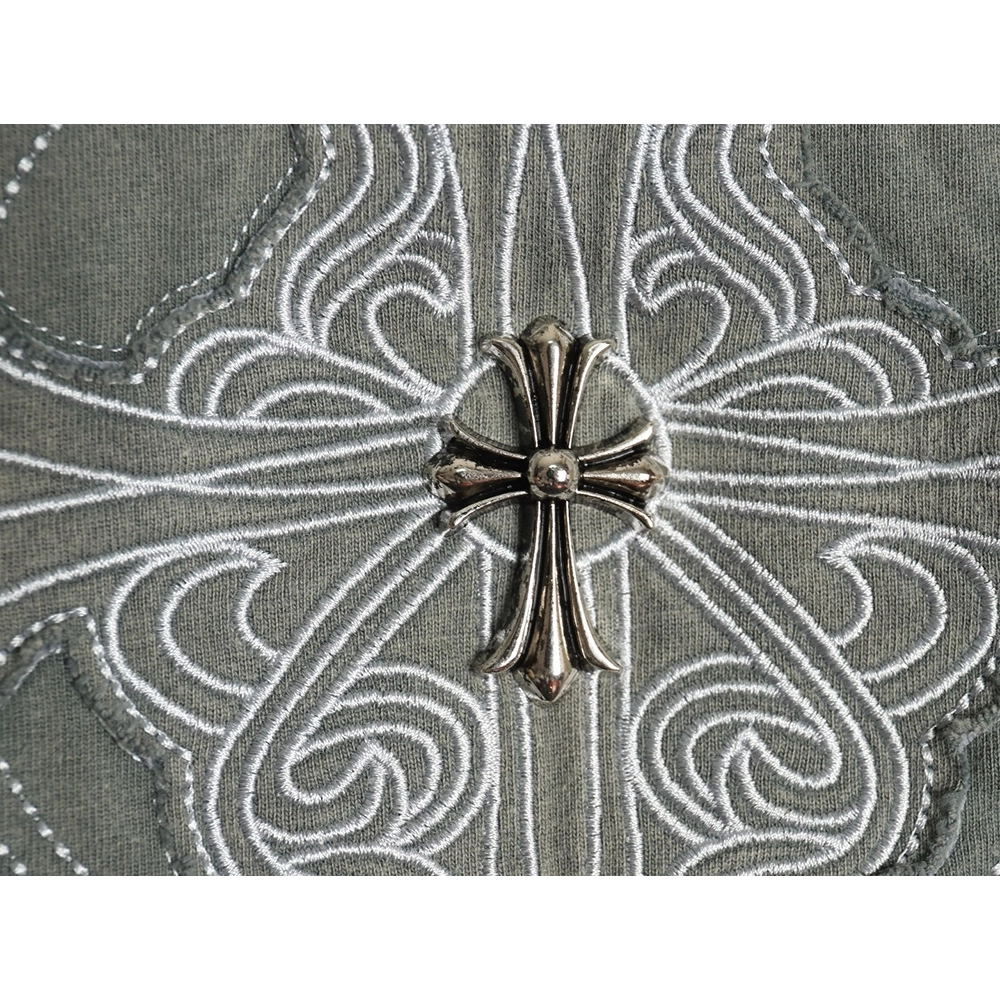 Chrome hearts horseshoe flower logo short sleeve Tshirt,Chrome Hearts T Shirt,Tshirt,Hiqh quality low price,free shipping