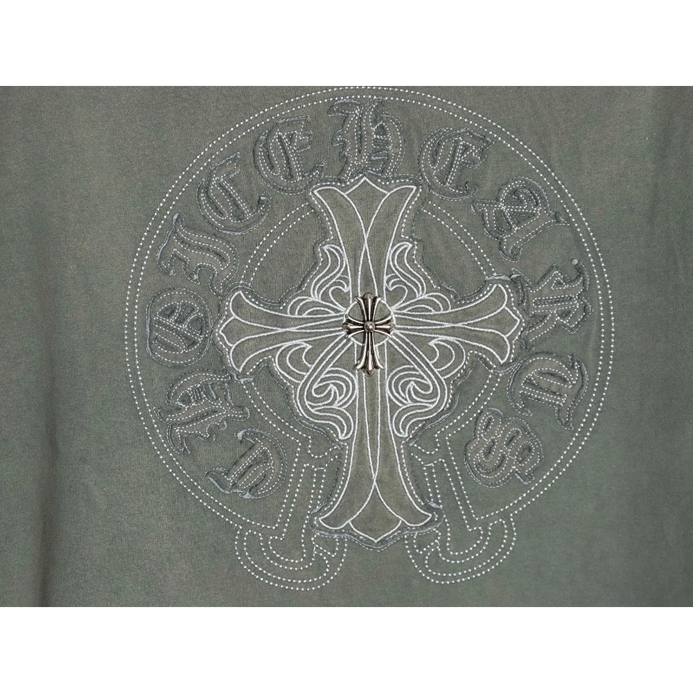 Chrome hearts horseshoe flower logo short sleeve Tshirt,Chrome Hearts T Shirt,Tshirt,Hiqh quality low price,free shipping