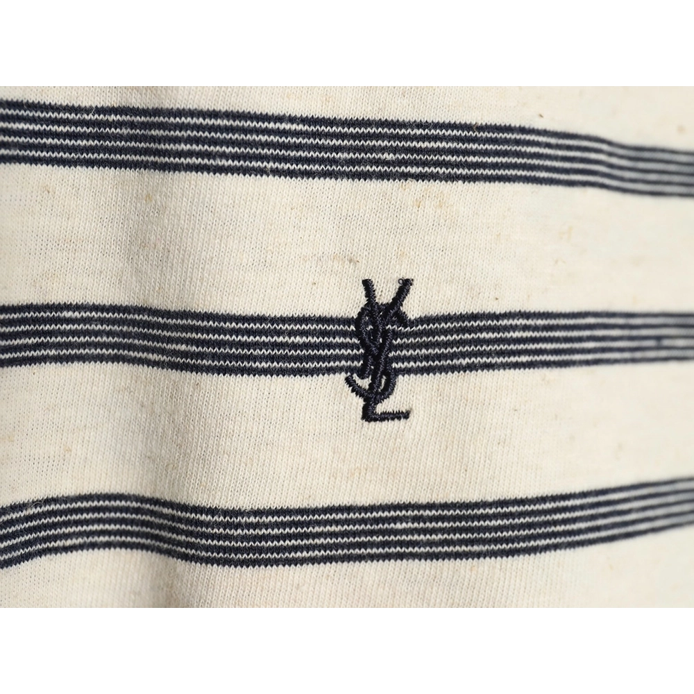 Saint Laurent black and white striped shortsleeved Tshirt,Saint Laurent T Shirt,Tshirt,Hiqh quality low price,free shipping