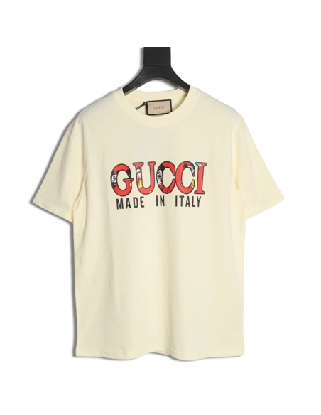 Gucci Double G letter print shortsleeved Tshirt,Gucci T Shirt,Tshirt,Hiqh quality low price,free shipping