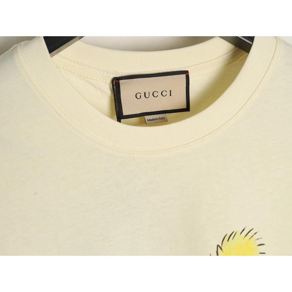 Gucci funny cartoon print round neck short sleeves,Gucci T Shirt,Tshirt,Hiqh quality low price,free shipping