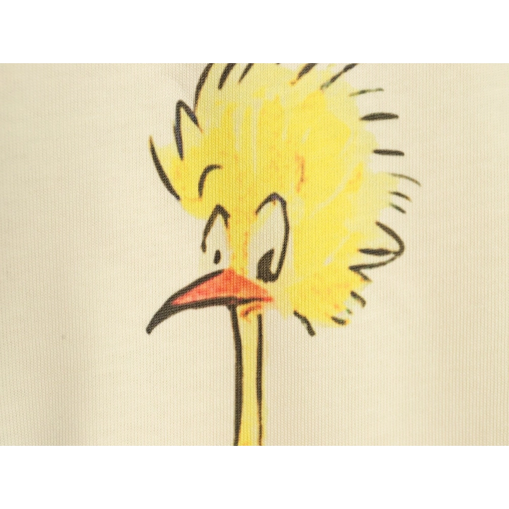 Gucci funny cartoon print round neck short sleeves,Gucci T Shirt,Tshirt,Hiqh quality low price,free shipping