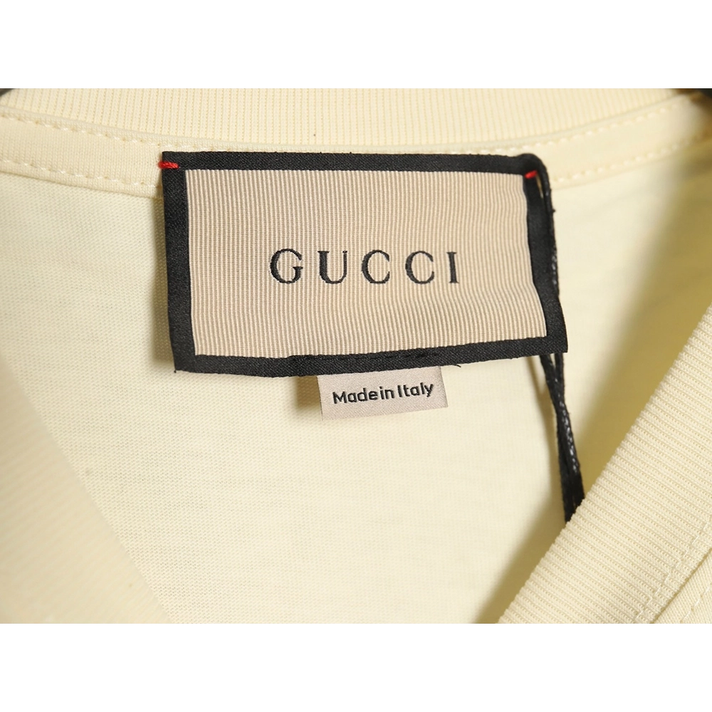 Gucci funny cartoon print round neck short sleeves,Gucci T Shirt,Tshirt,Hiqh quality low price,free shipping