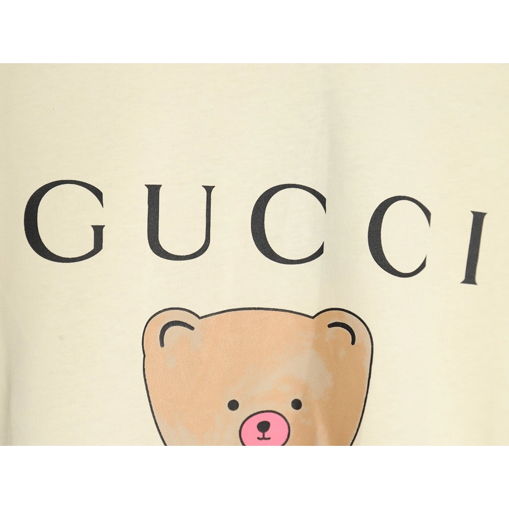 Gucci funny cartoon print round neck short sleeves,Gucci T Shirt,Tshirt,Hiqh quality low price,free shipping